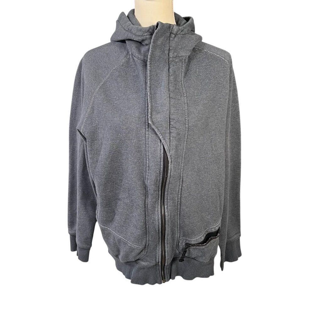 Lululemon Men's Deep Cove Hoodie Full-Zip Hoodie Sweatshirt Grey Size Large